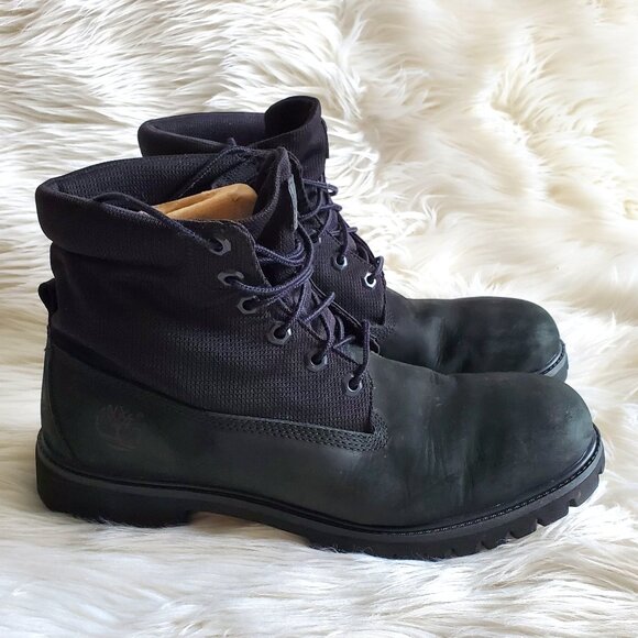 Timberland Men's Black Premium Boots SZ 11 - Picture 1 of 11